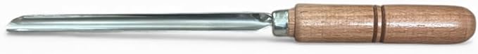 Vegetable Corer with Wooden Handle, Stainless Steel Zucchini Squash Cucumber Eggplant Core and Seeds Remover, 0.5 Inch Blade Diameter Kitchen Tool for Stuffed Vegetables