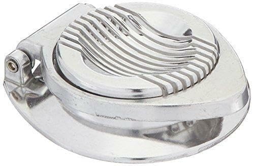 Egg Slicer for Hard Boiled Eggs, Strawberry, Tomato, and Mushroom - Stainless Steel Wire, Multipurpose Cutter and Dicer Aluminum Cast Frame