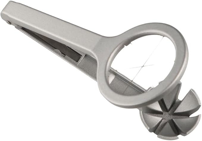 Stainless Steel Egg Cutter,Boiled Egg Cutter Splitter,Manual Egg Cutter with Handle,Multi-functional Egg Slicer,Portable Egg Splitter
