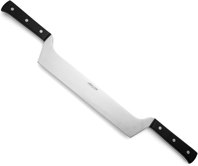 Arcos Series Universal - Cheese Knife - Blade Nitrum Stainless Steel 11" - Handle Polyoxymethylene (POM) Black Color