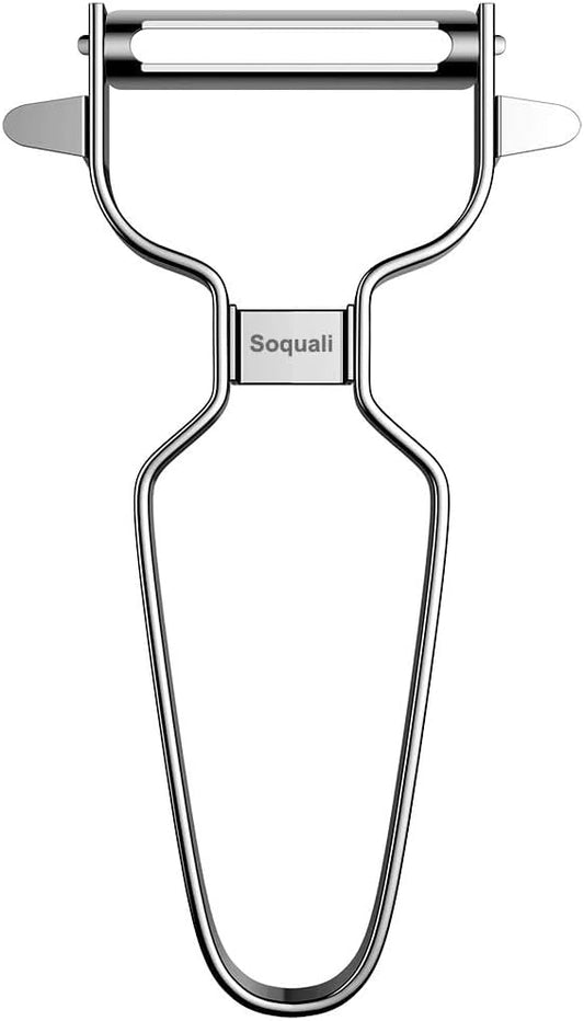 Vegetable Peeler Stainless Steel for Kitchen - Y Peeler Safe to Use, Veggie Potato Fruit Carrot Cucumber Peeler, Easy to Peel and Clean