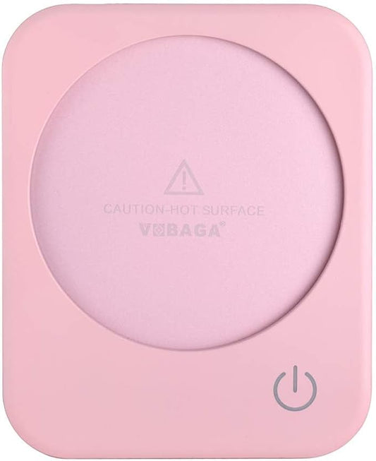 VOBAGA Mug Warmer & Coffee Mug Warmer with 4 Hours Auto Shut-Off, Coffee Warmer Plate for Office Home Desk Use with 3 Temperature Settings, Cup Warmer for Cocoa, Tea, Milk, Water, Coffee Gifts(No Cup)