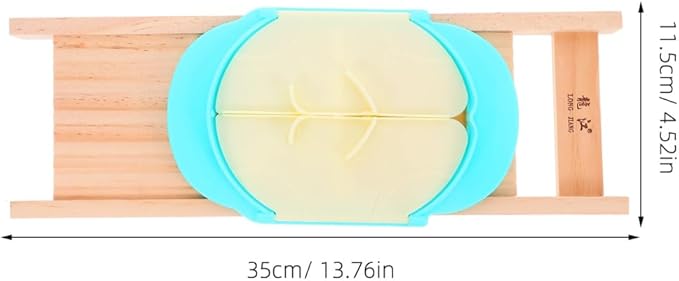 Alipis Manual Vegetable Slicer with Finger Guard - Handheld Potato and Cucumber Cutter for French Fry Slicing and Salad Prep - 13.77 Inch Kitchen Mandoline Slicer with Easy Clean Design
