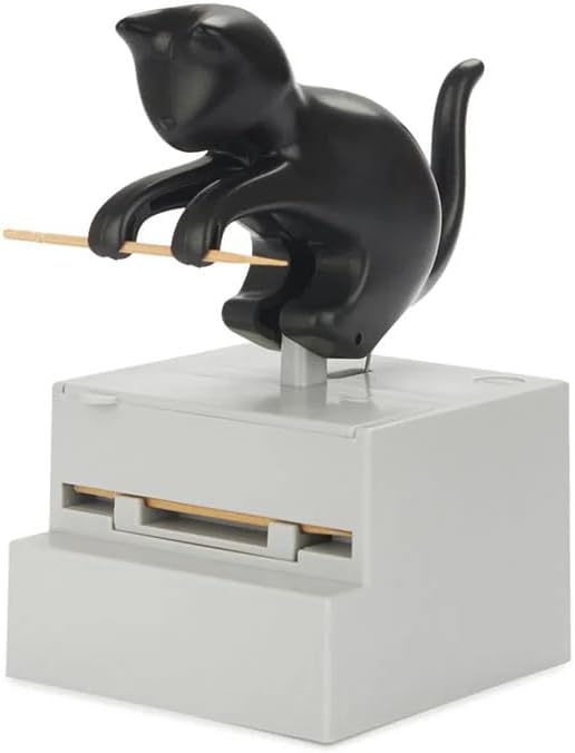 Balvi Frisky Toothpick Holder – Cute Cat-Shaped Dispenser for Kitchen and Dining Room – Fun and Functional Tabletop Accessory -Holds Standard Toothpicks – Porta Palillos