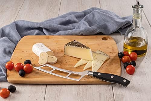 Arcos Knife 6 Inch Nitrum Stainless Steel and 145 mm blade. Ergonomic Polyoxymethylene POM Handle. Series Riviera. Color Black