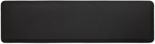 GelPro NewLife Designer Comfort Ergo-Foam Cushioned Anti-Fatigue Kitchen Floor Mat, Stain-Resistant, Waterproof, Non-Slip Padded Desk/Office Mat, 20" x 72", Grasscloth Charcoal