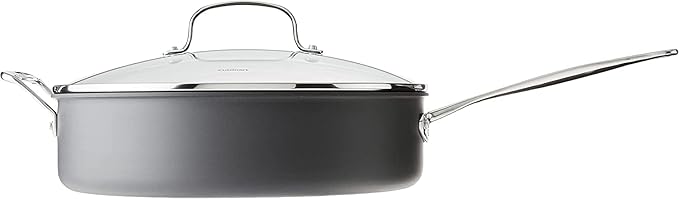 Cuisinart 633-30HP1 Chef's Classic 5.5-Quart Saute Pan Nonstick-Hard-Anodized, Black
