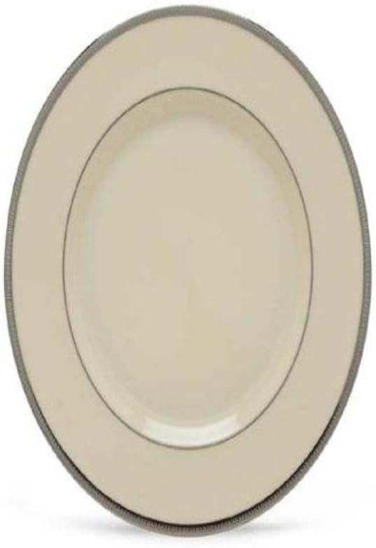 Lenox Salad Plate Tuxedo Platinum, Ivory