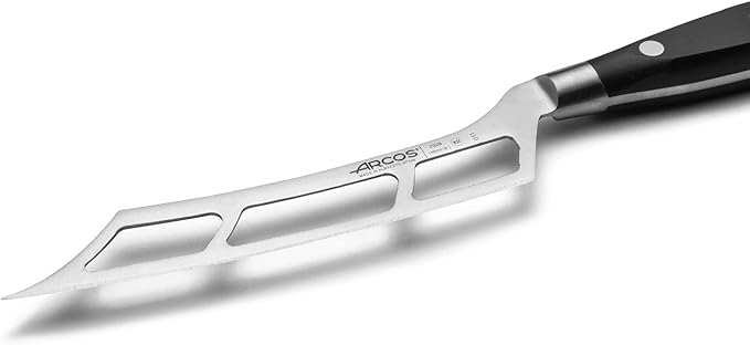 Arcos Knife 6 Inch Nitrum Stainless Steel and 145 mm blade. Ergonomic Polyoxymethylene POM Handle. Series Riviera. Color Black