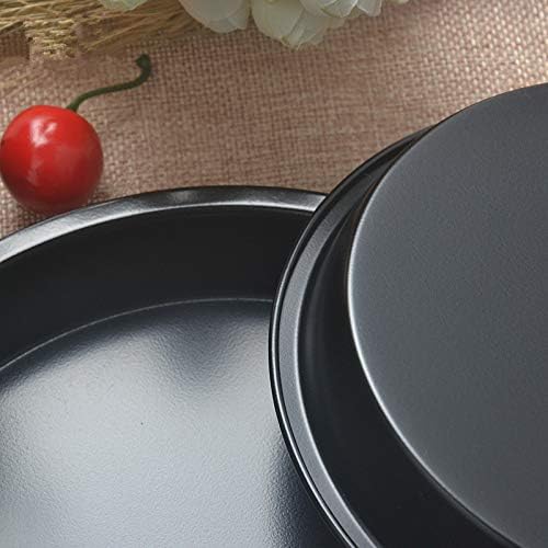 LaiYHe,7" 2 Packs Pizza Pan Professional Premium Deep Dish Non-Stick Bakeware (2 Packs-7 Inch)