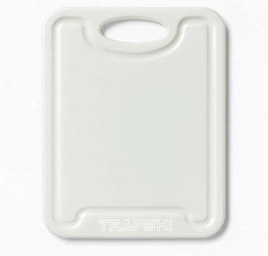 Premium 1/2 Inch Textured Plastic Cutting Chopping Boards | Food-Grade, Dishwasher Safe with Wide Juice Grooves | Easy Grip Handle