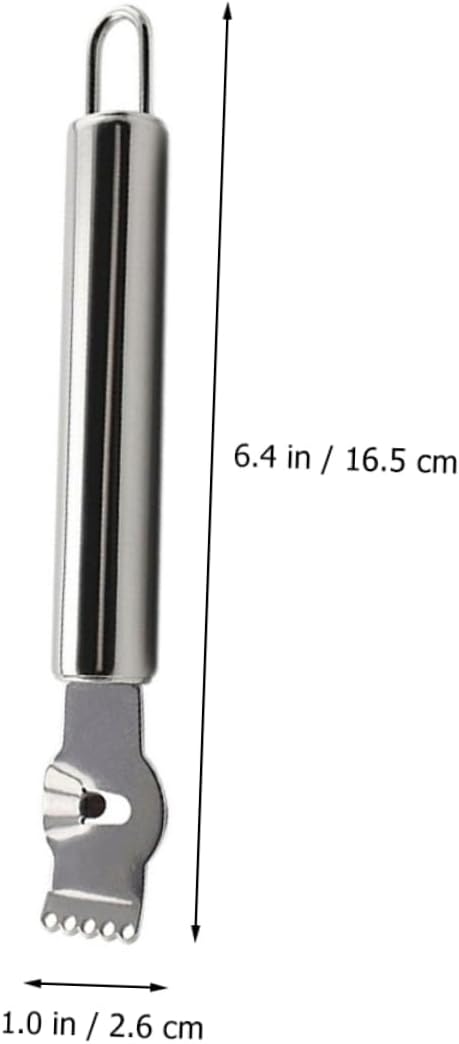 2pcs Lemon Zester Grater Citrus Zester Cheese Peeler Stainless Steel Kitchen Tool Easy to Clean for Zest Camping
