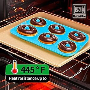 Cupidove Silicone Donut Pans, Mini Silicone Baking Molds Donut Pans for Baking Tasty Donuts, Bagels, Cakecups and More (2-Blue)