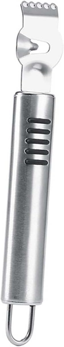 Stainless Steel Lemon Peeler Zester Citrus Scraper, Zest Lemon Zester Easy To Use, Hanging In Handle, Dishwasher, Practical Fruit Peeler, Rasp For Lemon, Lime, Oranges,