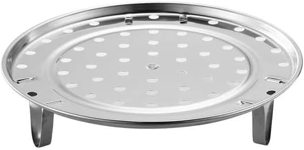 9.5-inch Dia Stainless Steel Steamer Rack with Removable Legs Vegetable Steamer Basket for Pot Steaming Baking