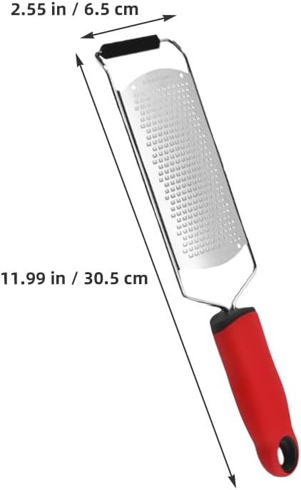 4pcs Lemon Zester Stainless Steel Lemon Grater with Handle Cheese Vegetable Shredder Kitchen Tool for Cheese Chocolate Citrus Ginger Garlic