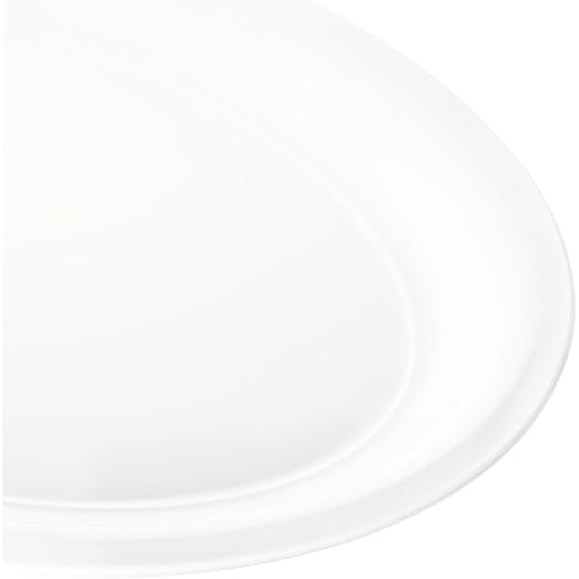 Carlisle FoodService Products Displayware Plastic Catering Platter 21" x 15" White