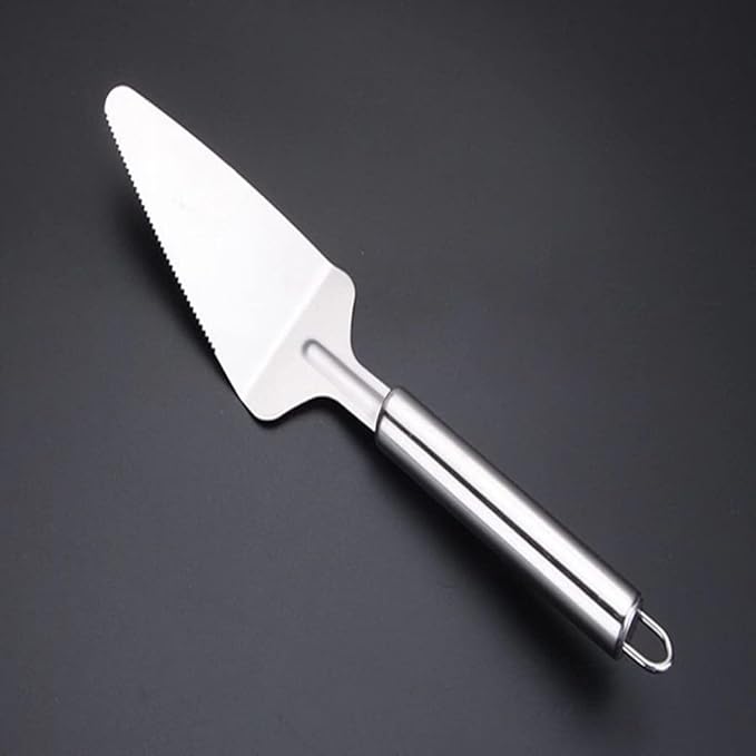DAGLLGEW Cake Spatulas Set Stainless Steel Wedding Cake Cutter Multi-Functional Pie Server for Lasagna Cutting 2Pcs Pie Server Knife