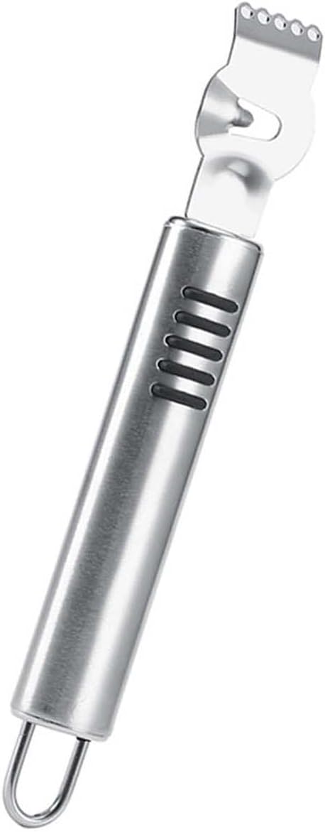 Stainless Steel Lemon Peeler Zester Citrus Scraper, Zest Lemon Zester Easy To Use, Hanging In Handle, Dishwasher, Practical Fruit Peeler, Rasp For Lemon, Lime, Oranges,