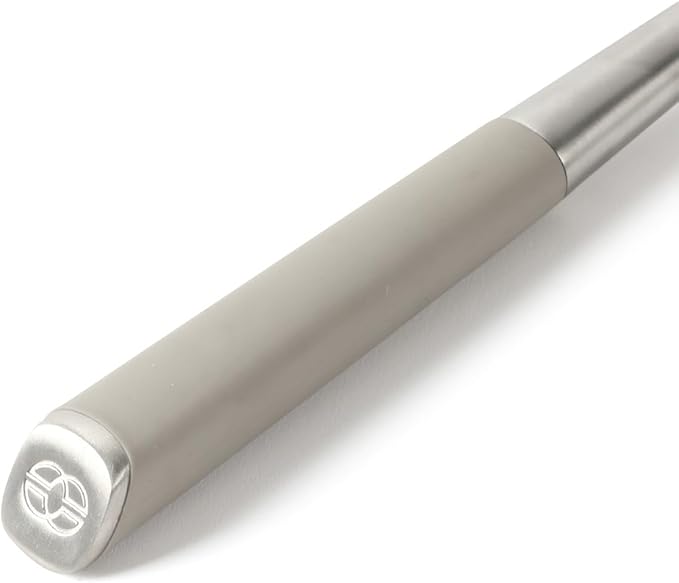 Calphalon Edge Stainless Steel Slotted Spoon/Skimmer - Taupe