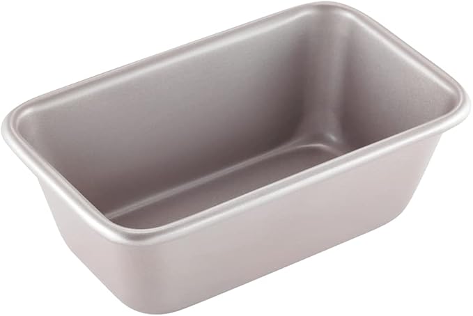 CHEFMADE 1LB Rectangle Loaf Pan, Non-Stick Oblong Bread and Meat Bakeware for Oven Baking (Champagne Gold)