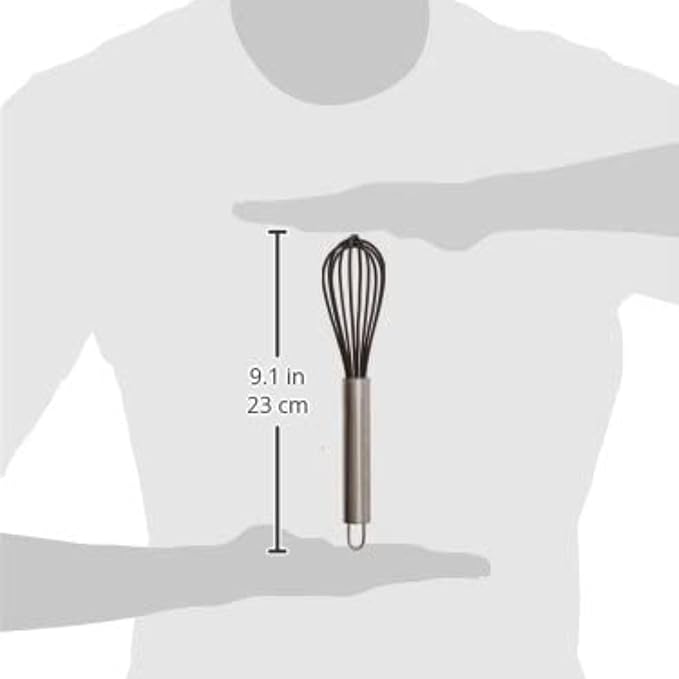 Farberware Professional Silicone Mini Whisks (Set of 2), Black