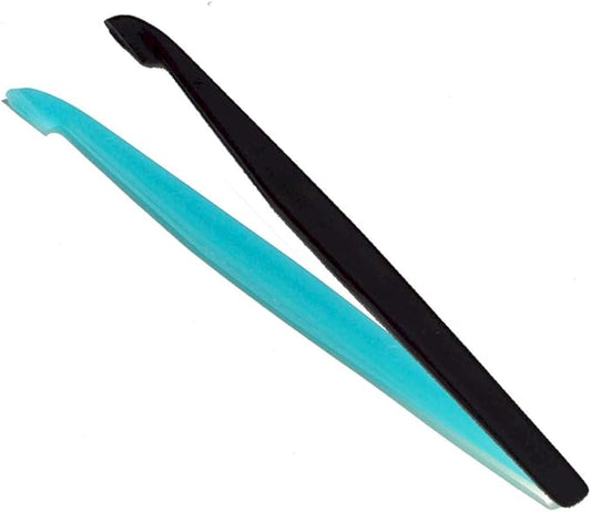 Tupperware Set of 2 Citrus Peelers in Aqua Blue and Black