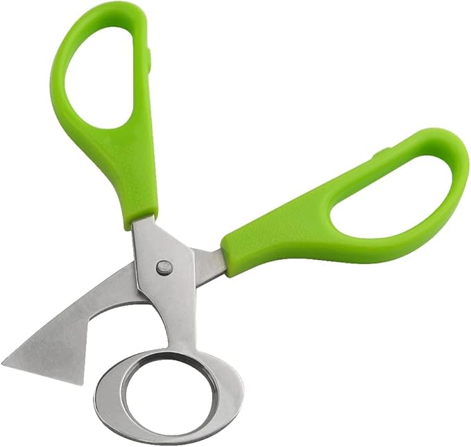 4Pack Stainless Steel Quail Egg Cutter - Scissors, Pigeon Egg Cutter Tool, Opener, Cracker for Home Kitchen (Four Colors)