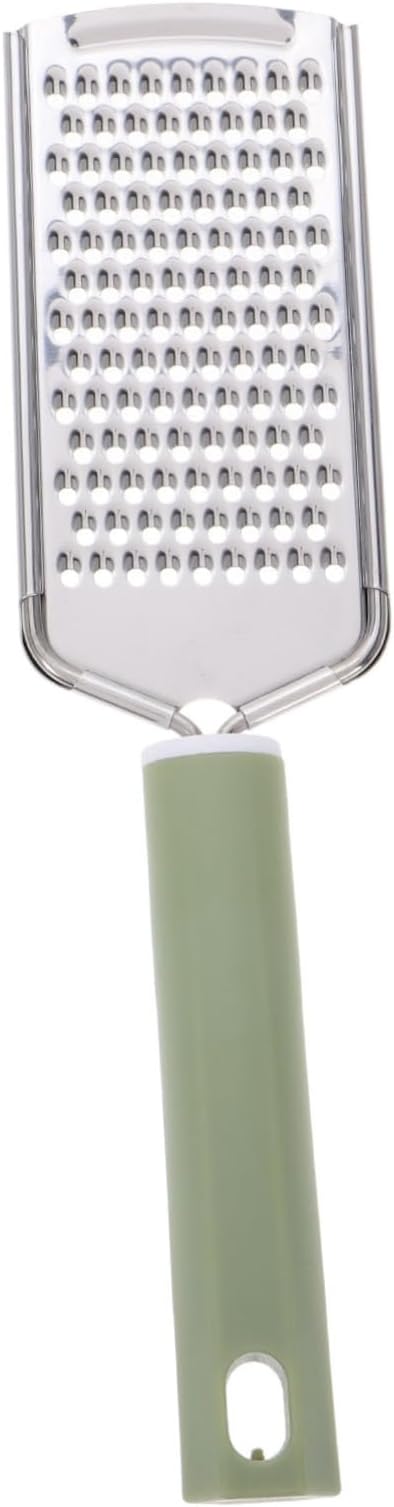 Stainless Steel Garlic Shredder and Zester 1-Piece Multifunctional Kitchen Tool for Garlic Ginger and Cheese Easy to Use Peeler and Cleaning Brush