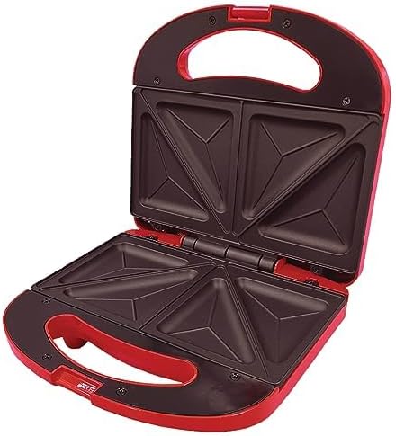 EUROSTAR ES901R 760W Sandwich Maker, Red