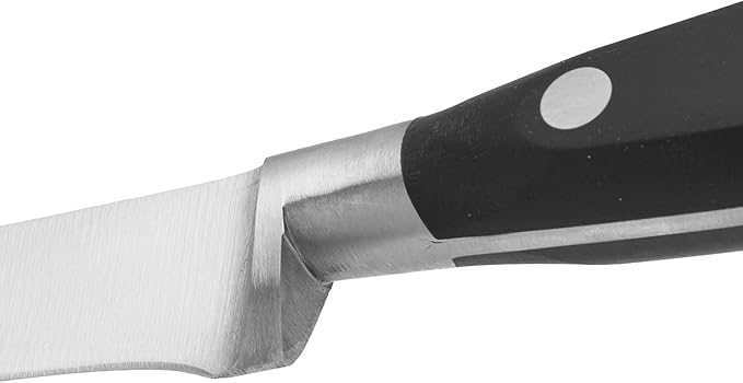 Arcos Knife/Ham Knife 10 Inch Nitrum Stainless Steel and 250 mm blade. Used for or carving various types of food with precision and ease. Series Riviera. Color Black
