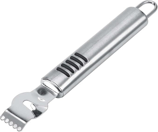 Fruit Zester Citrus Peeler Stainless Steel Ergonomic Design for Easy Use, Hanging Loop in Handle