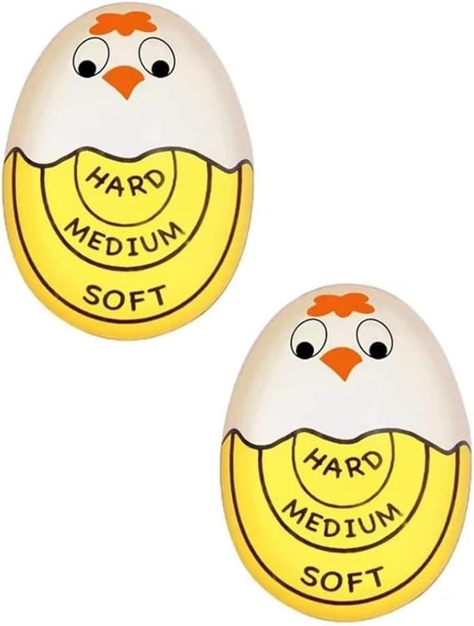 Egg Boiling Timer 2-Pack – Color-Changing in-Water Indicator for Soft, Medium & Hard Eggs