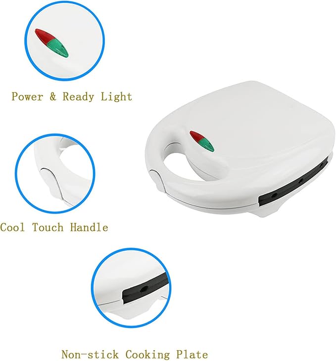 Corn Dog Maker, Corn Dog Waffle Maker, Non Stick Corn Dog Machine Make 6 Corn Dogs, Corn Dog Waffle Machine Make Corn Dog in Minutes, Hot Dog Toaster (US Plug 110V)