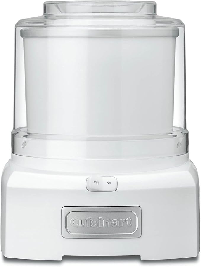 Cuisinart Frozen Yogurt-Ice Cream & Sorbet Maker 1.5 Quarts - (Renewed)