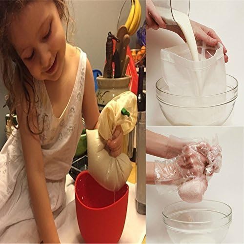 Premium Fine Mesh Food Grade Nut Milk Bag for Almond Milk/Soy Milk - Fine Mesh Nylon Cheesecloth & Cold Brew Coffee Filter, 9" x 12" (1)