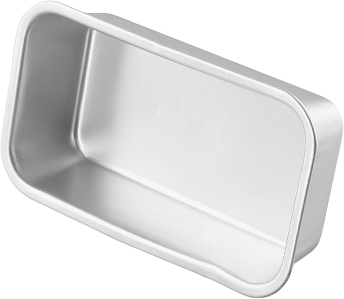 Seamless Loaf Pan Non- Rectangle Baking Tray, Aluminum Alloy Bread Pan with High Strength, Oven Safe Cake For Tin for Home Kitchen Use, 13.8 x 8 cm