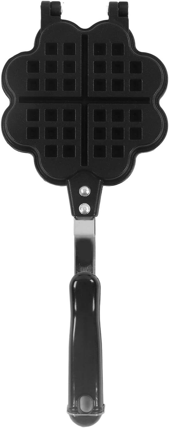 Waffle Mold Pan, Waffle Maker Pan, Waffle Iron Stove Top, Suitable for Making Delicious Homemade Waffles