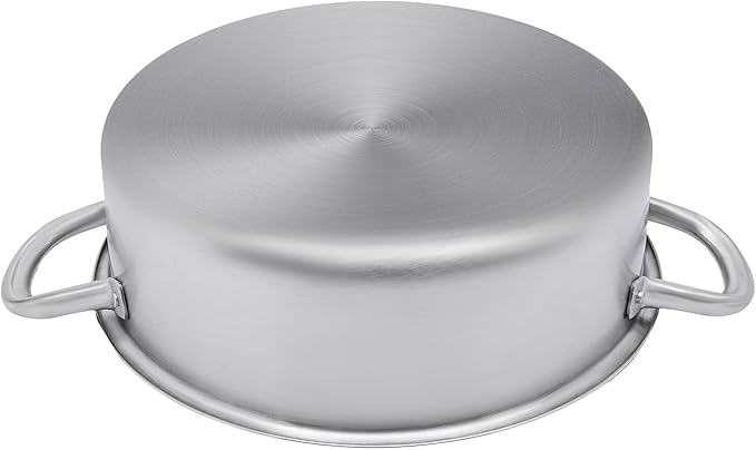 304 Food Grade Stainless Steel Shabu Shabu Hot pot with Divider&Lid,Leaky Spoon,Spoon,for Induction Cooktop Gas Stove Dual