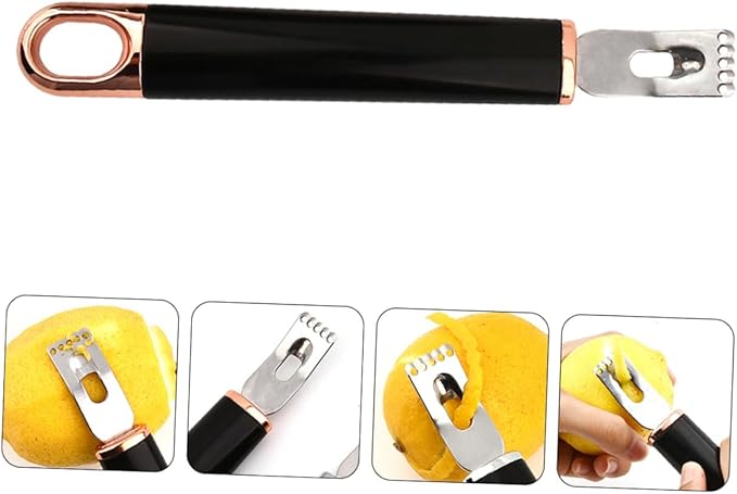 Luxshiny Lemon Grater Practical Zesting Tool for Fruits Easy Grating for Gadget for Baking Enthusiasts Selection