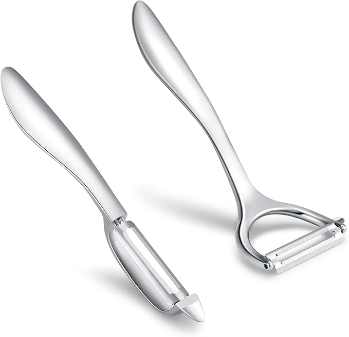 Set of 2 Stainless Steel Vegetable Peeler,Y-Shaped and I-Shaped Stainless Steel Peelers For Potatoes, All Fruits & Veggies¡­