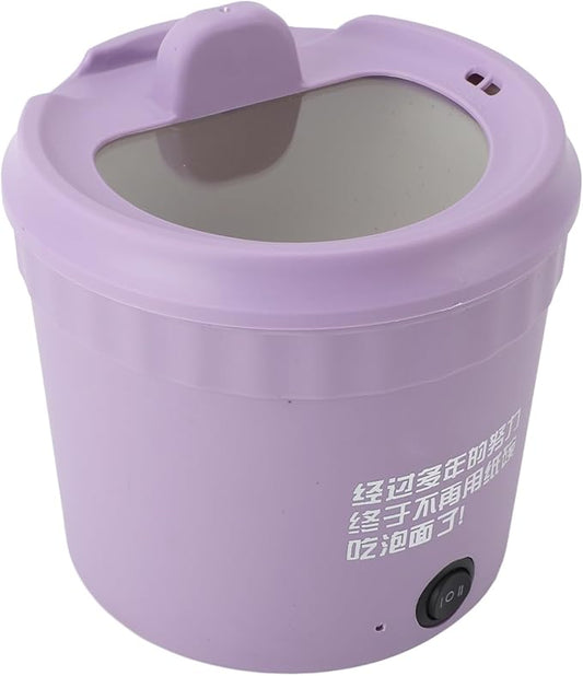 Electric Pot, 1.2L 450W Stick Proof Even Heating Portable Multifunctional Small Rapid Noodle Cooker Ramen Cooker Mini Crock Pot with Removable Power Cord for Cooking Pasta Egg