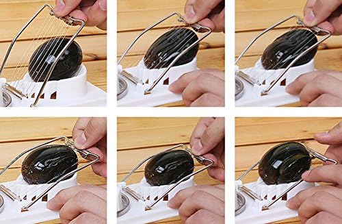 Mayata 2PCS Egg Slicer 2 Slice Modes Kitchen Dicer for Strawberry Mushroom Grape Boiled Egg Cutter Creative Kitchen Accessories Tools