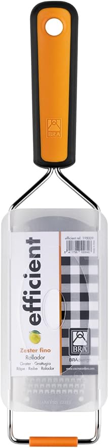 BRA A195024 Efficient Coarse Grater Made of Stainless Steel Orange