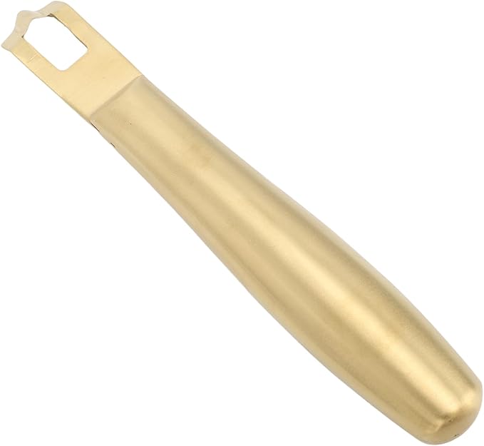 Stainless Steel Lemon Zest Peeler Tool Efficient Fruit Grater with Non Slip Handle for for Peeling Lemons and Other Fruits (Gold)