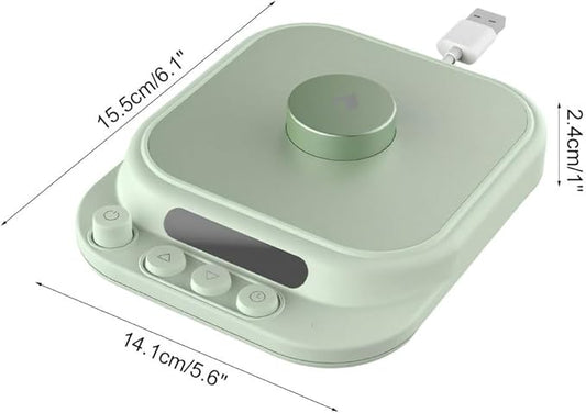 Coffee Mug Warmer, Desk Cup Warmer with 5-Temp Settings Electric Beverage Tea Water Milk Heater for Home & Office