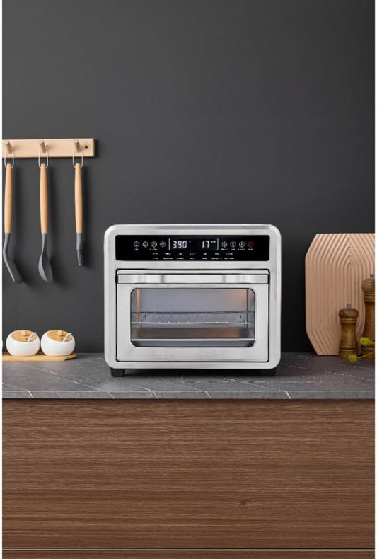 CULINARY CHEF CAFO109-SS 27-Quart Digital Air Fryer Oven, Stainless, 27qt