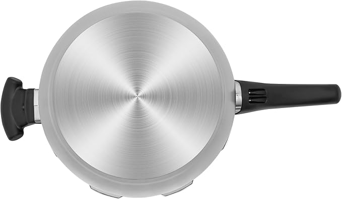 Bokknppo Stainless Steel Pressure Cooker Large Capacity 60Kpa Pressure Pot Explosion-proof Compound Bottom Pressure Canner with Pressure Limiting Valve for Gas Stove Induction Cooker (2.11gal/8L)