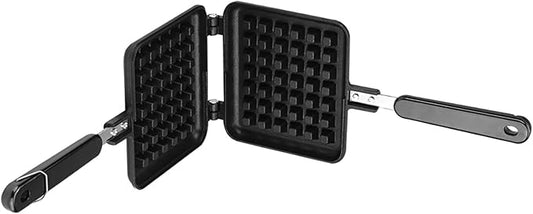 Zerone Waffle Maker, Waffle Maker Iron Stovetop Waffle Maker Non Stick Waffle Maker Pan Press Plate Cooking Baking Tool 5.5 x 12.4 inch