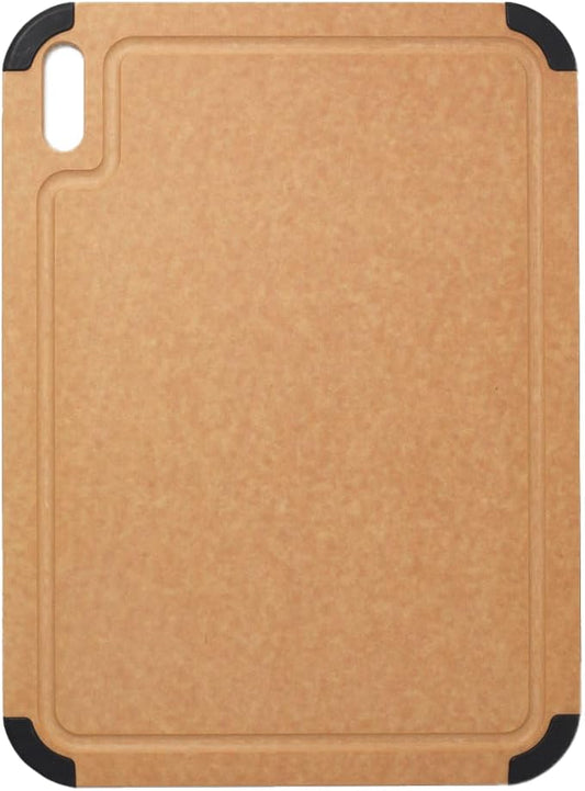 Public Goods Wood Cutting Board | Large Cutting Board for Kitchen | Made From Wood Fiber and Paper Composite | Non-Slip Silicone Corners | Dishwasher Safe, Durable, and Knife-Friendly | 17.3" x 12.8"